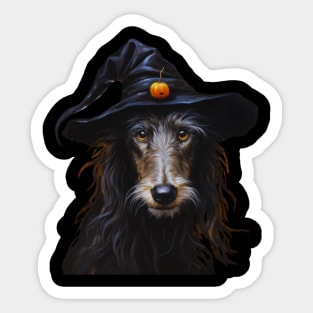 Scottish Deerhound Halloween Sticker